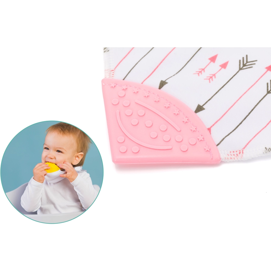 fillikid Dreieckstuch mit Beißring pink
