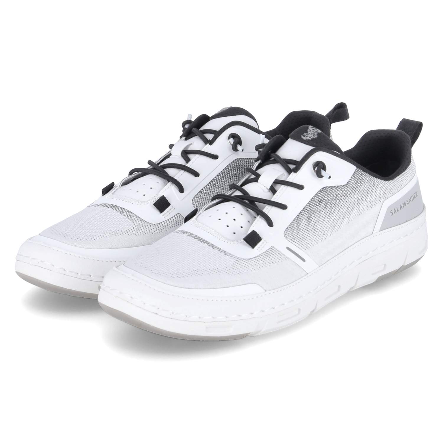 Salamander Slip-On-Sneaker - white / black