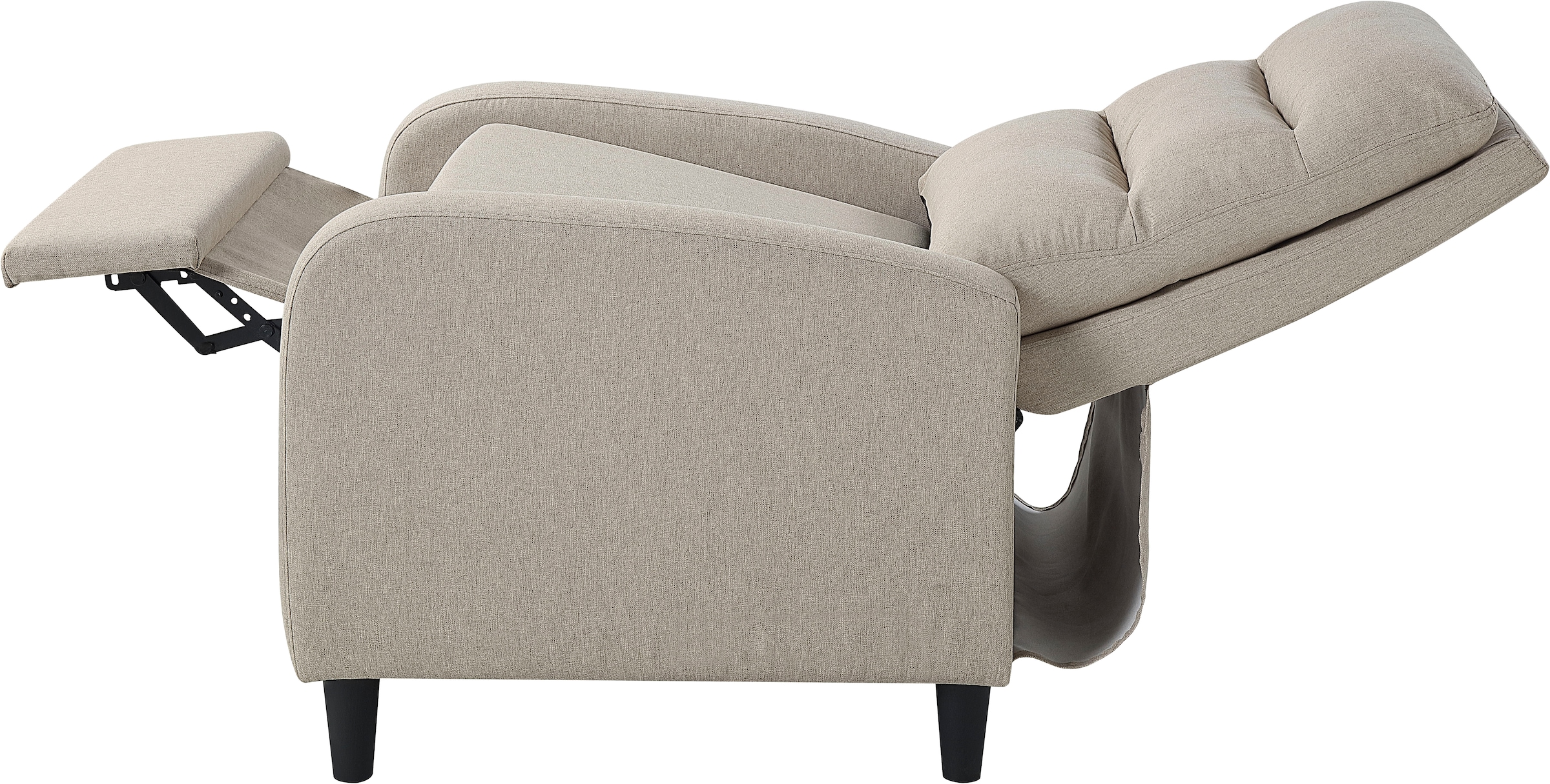 ATLANTIC home collection Relaxsessel »Tiago« mit Körperdruck aktivierbarer Relaxfunktion, Wellenunterfederung