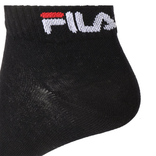 Lot De 3 Paires De Chaussettes Calza Quarter F9300 Noir