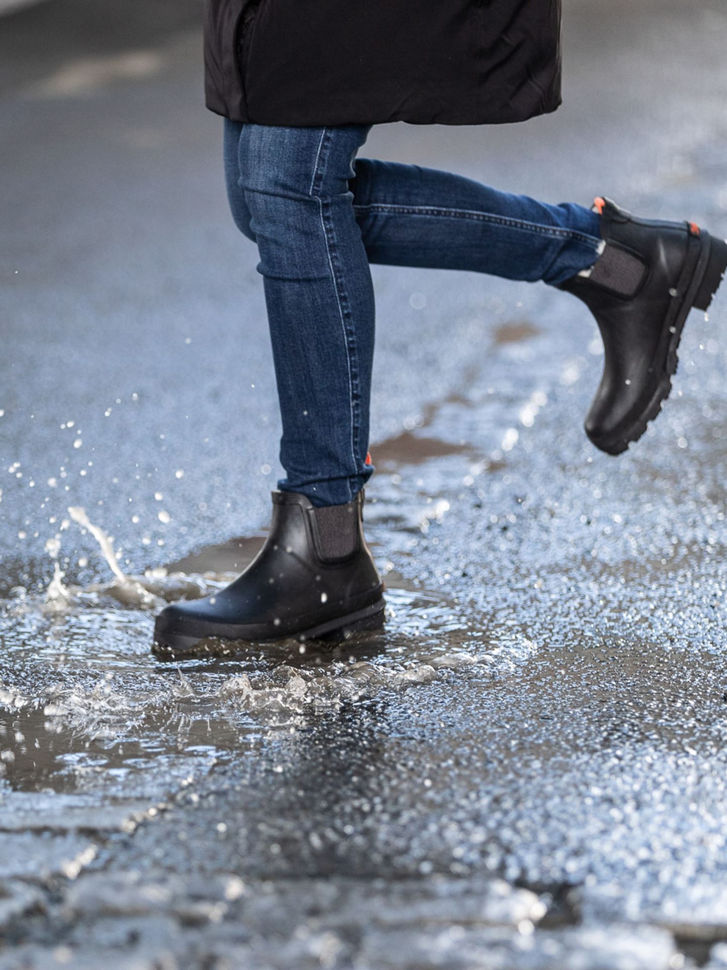 Charlie Fur Rain Boot