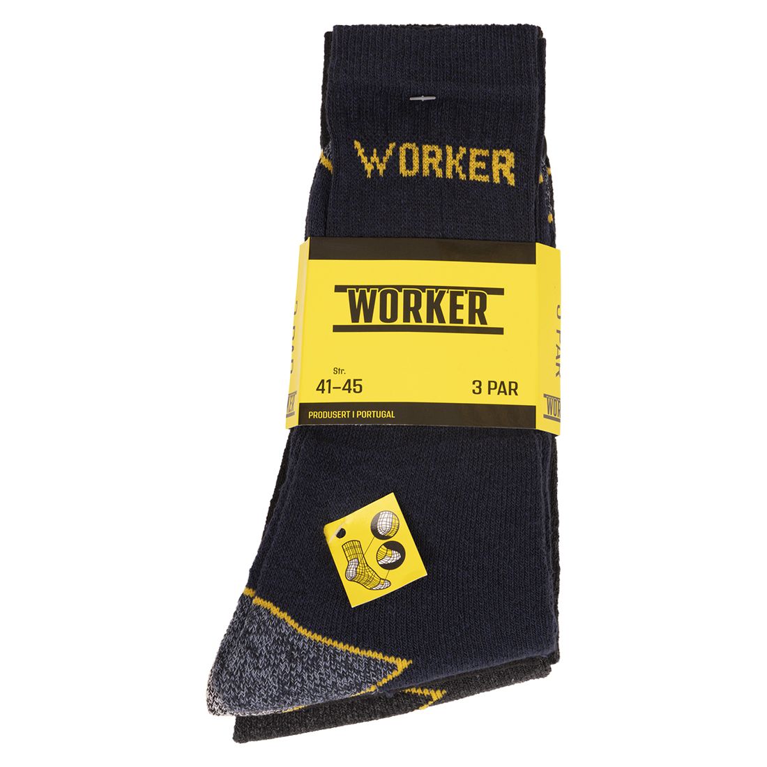 Worker arbeidssokker 3pk