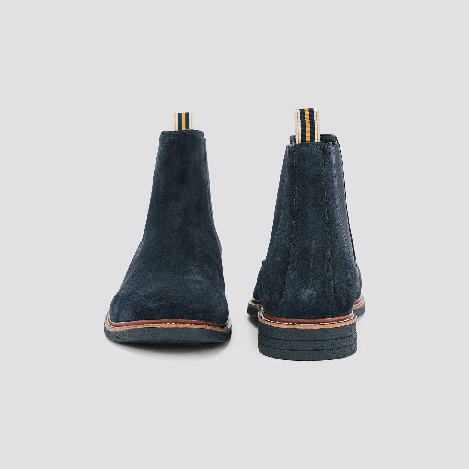 Chelsea boots en cuir Bleu foncé