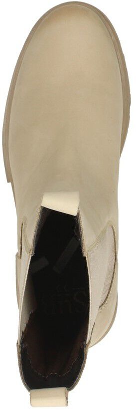 Sub55 Enkellaarsjes Plat beige