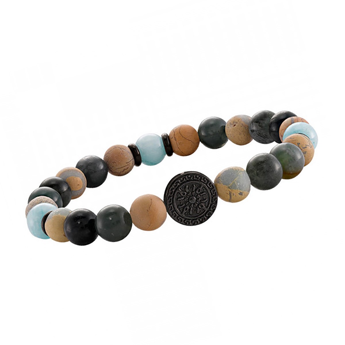 Bracelet homme Jourdan Yasur perles naturelles