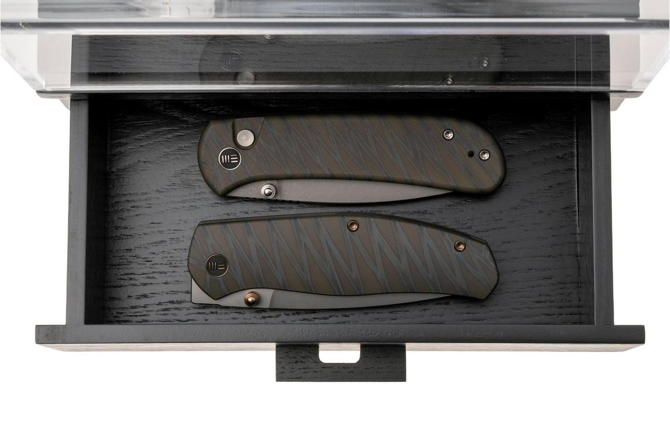 Holme & Hadfield Weekender Watch Display Case I4-Q5I3-XU9T Black, horloge display voor 2 stuks