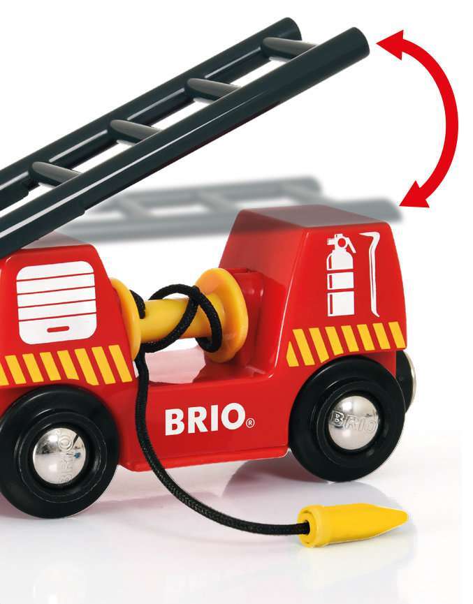 BRIO Spiel Große Feuerwehr-Station mit Einsatzfahrzeug