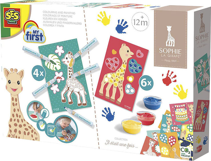 SES Creative SES Creative - Sofie la girafe - Farve og male