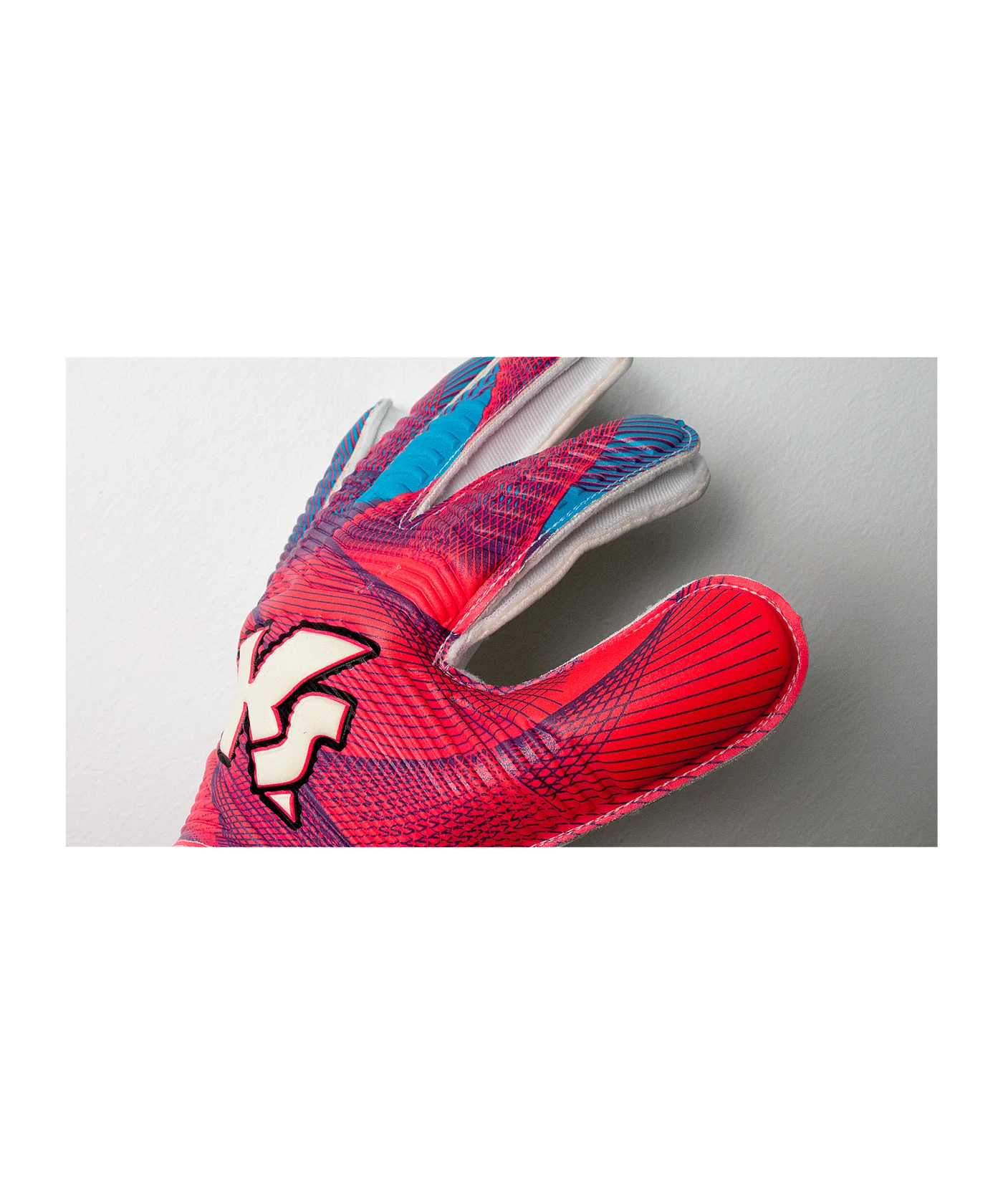 KEEPERsport Varan8 Zone RC Finger Support Torwarthandschuhe Blau F755