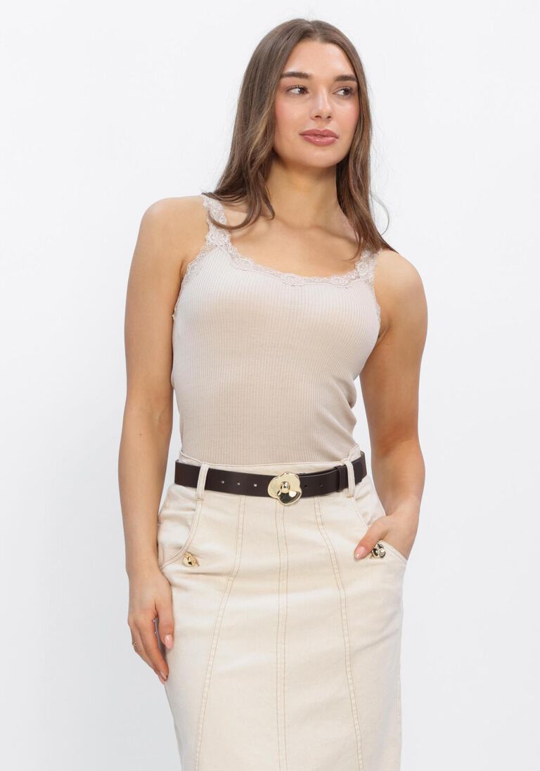zand rosemunde top babette deep back silk top