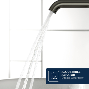 Grohe Colours wastafel inbouwkraan Essence New L 2-gats grafiet