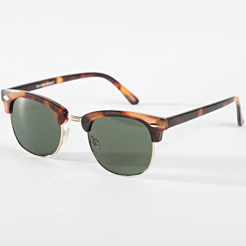 Lunettes De Soleil Jasper Fauve Vert Doré