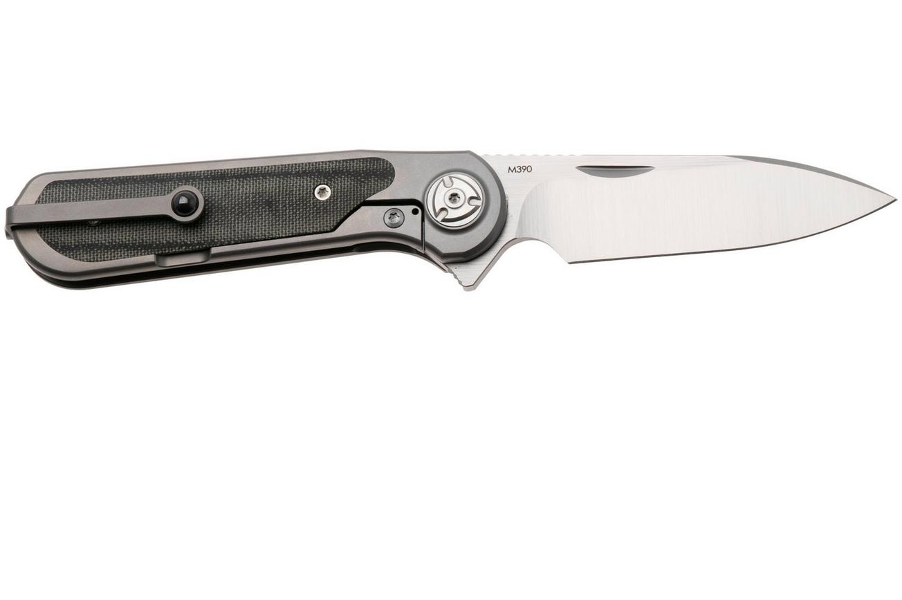 Liong Mah Zulu Black Canvas Micarta zakmes