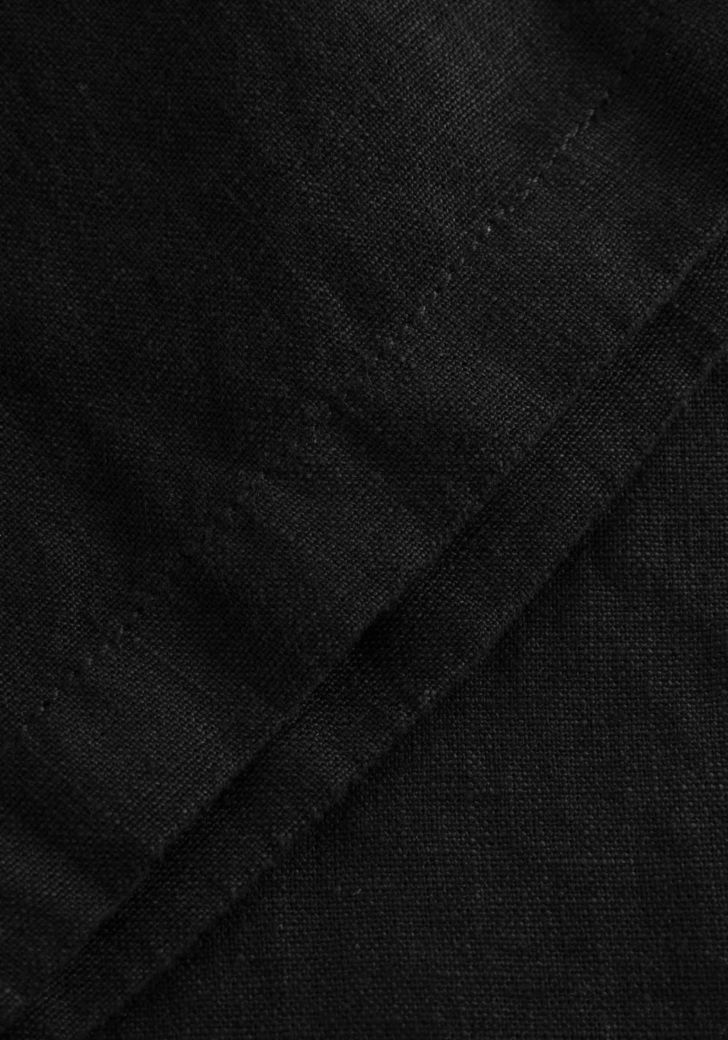 Knowledge Cotton Apparel Leinenshorts Fig Loose Black Jet