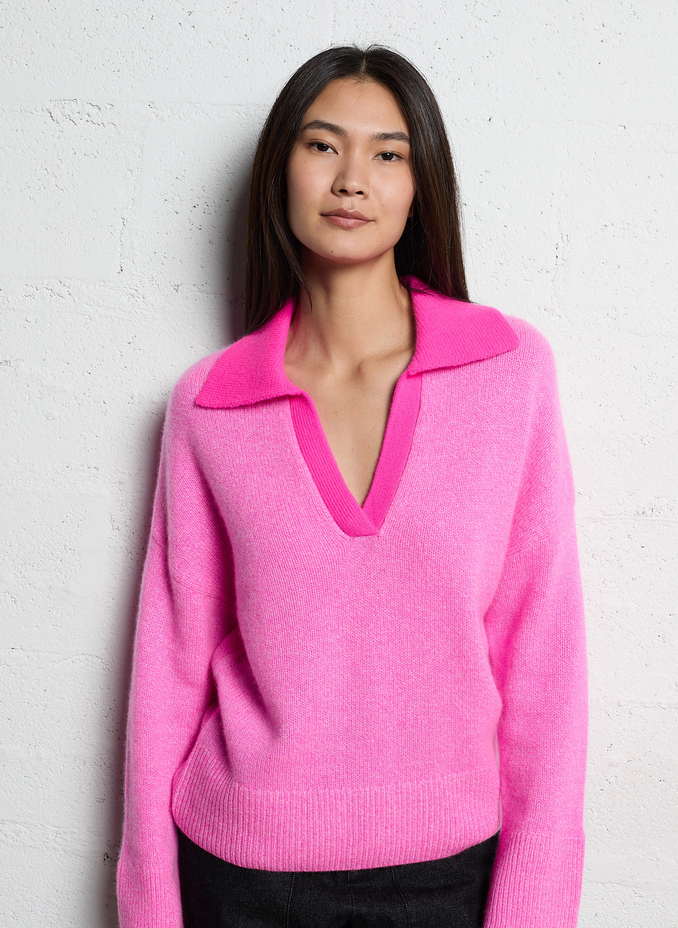 Pull en cachemire | Rose