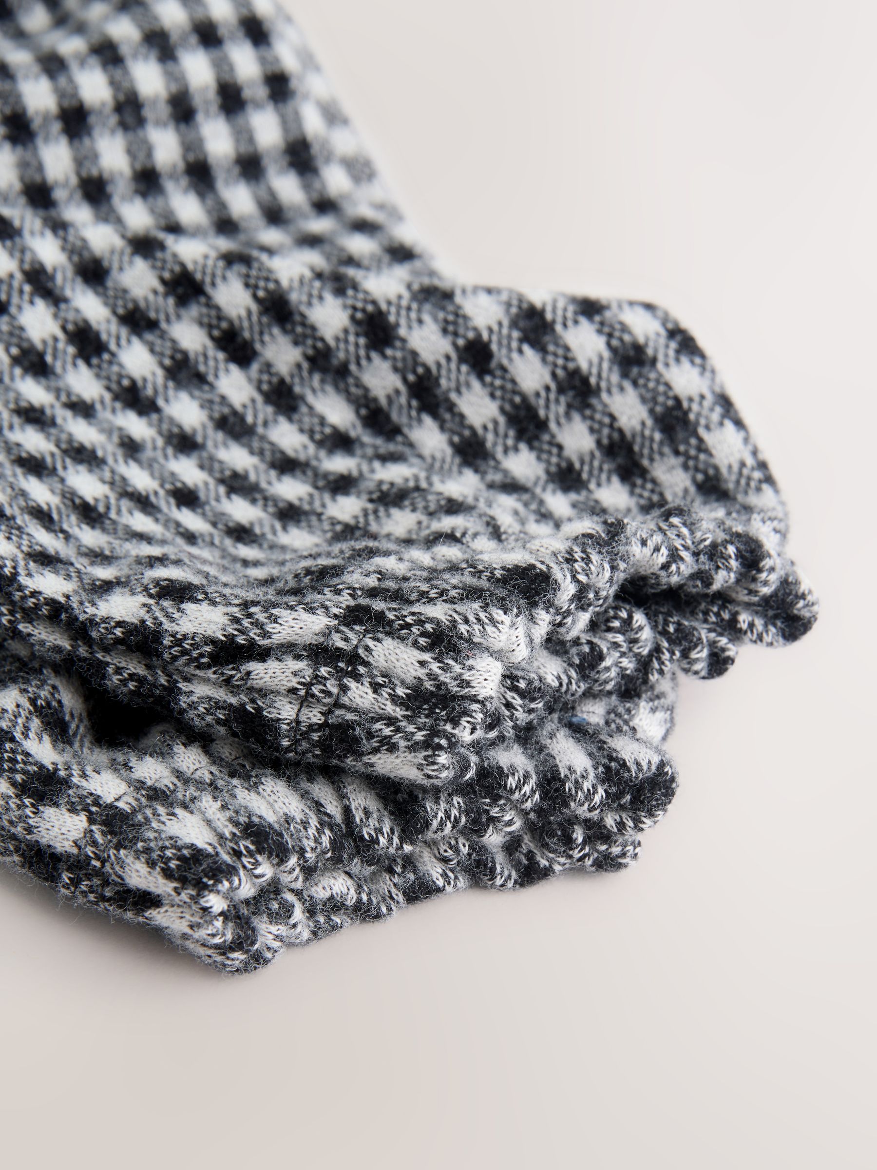 Zwart/grijs geruit - Baby jurk met lange mouwen en stroken met maillot (0mnd -2jr)