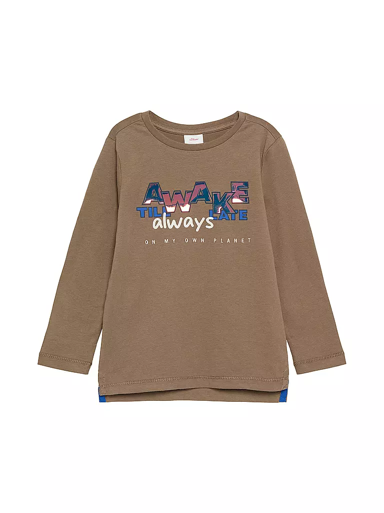 S.OLIVER Jungen Langarmshirt braun