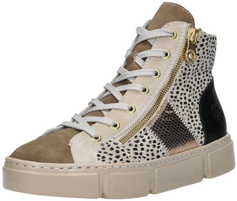 Rieker Veterschoenen Laag beige