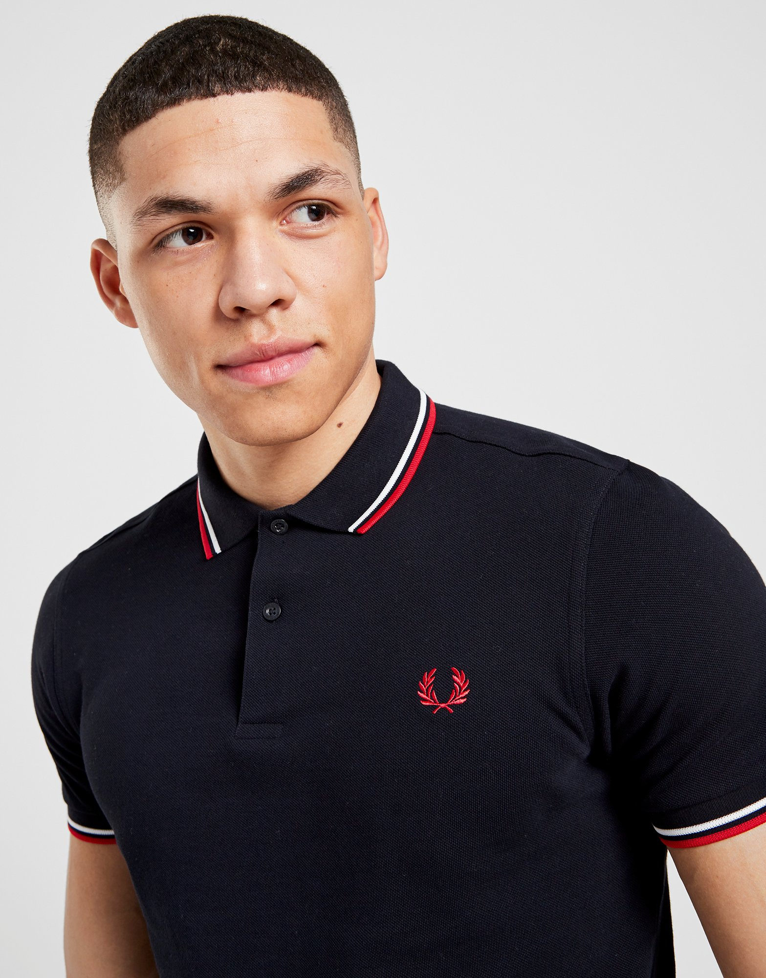 Fred Perry Polo Double Liseré Homme