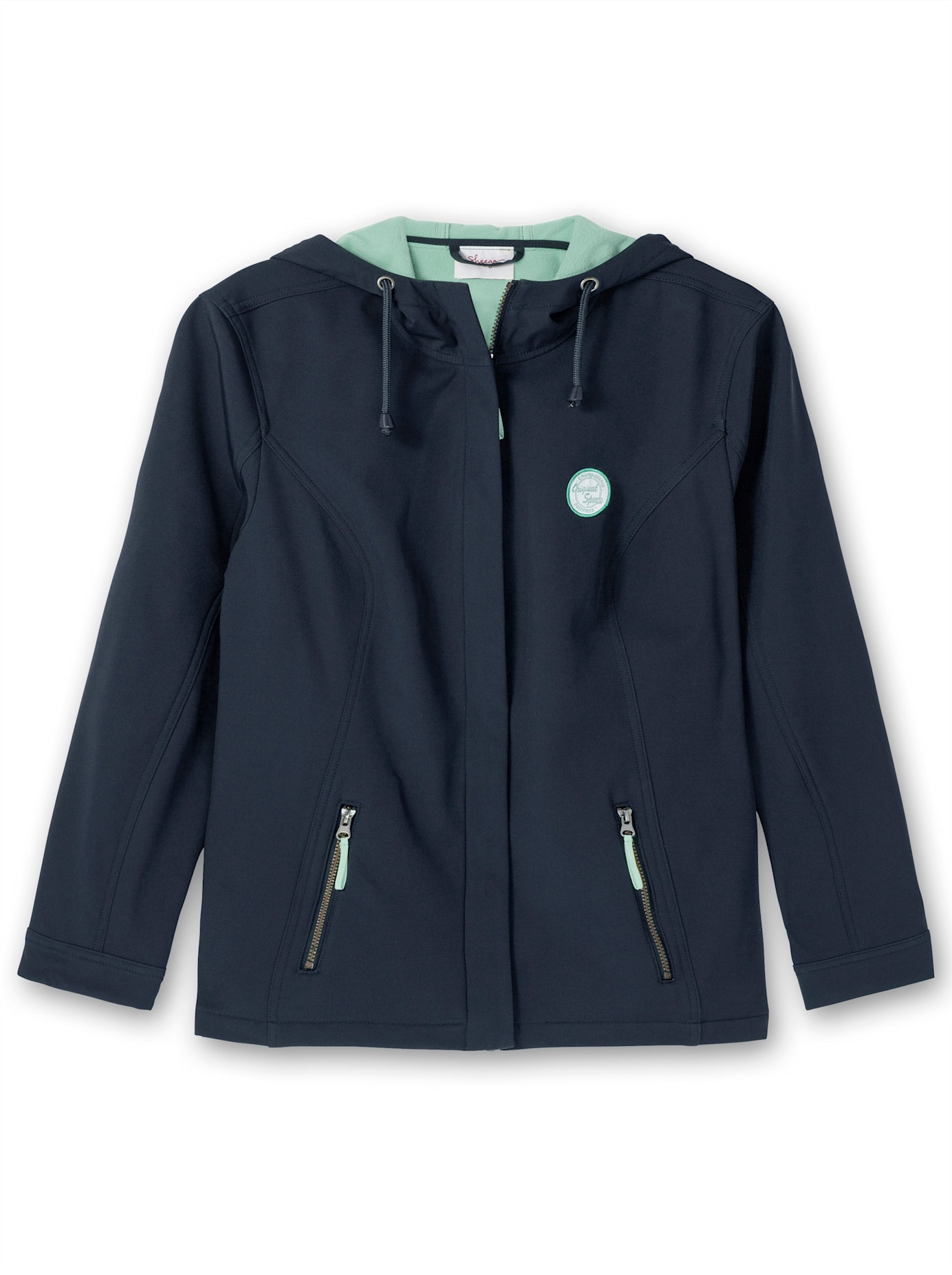 Sheego Softshelljacke mit Kapuze
