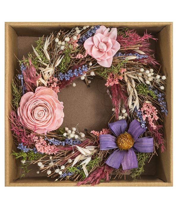 Dehner Kranz Beauty, pink, ca. Ø25 cm