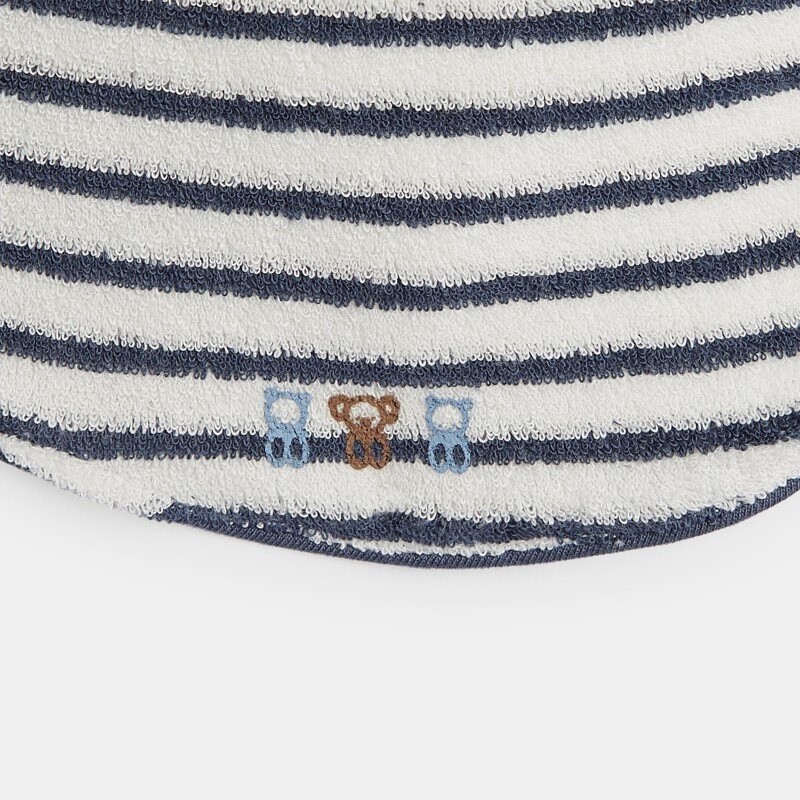 Bavoirs en éponge bleu bébé garçon (lot de 5) Bleu