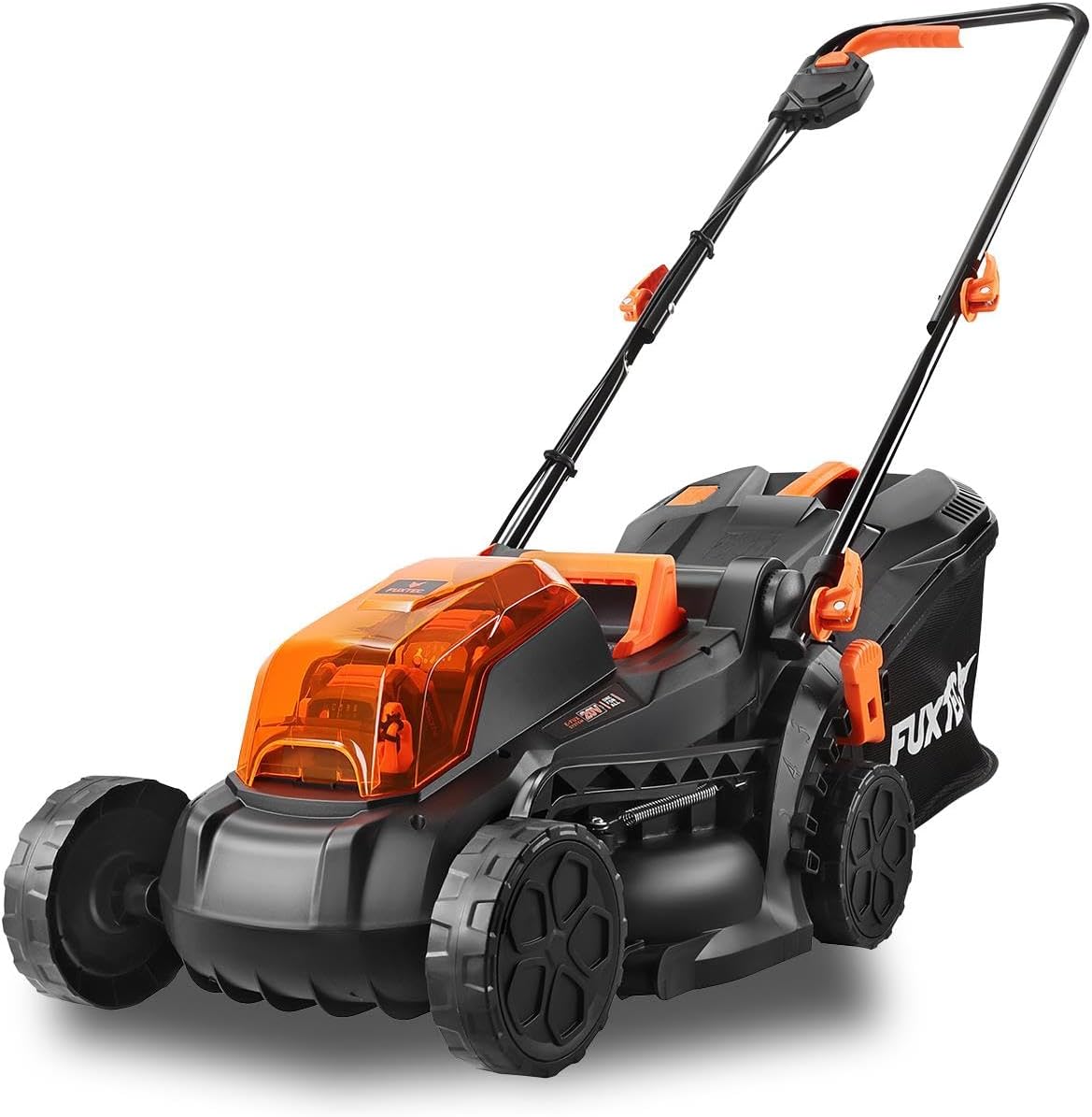 FUXTEC Akku Garten-Set – 20V Akku Rasentrimmer und 33cm Rasenmäher 40V (2x20V) inklusive 3X 2Ah Li-Ion Akkus & Doppelladegerät – Trimer Schnittbreite 25cm – Rasenmäher mit Schnitthöheneinstellung