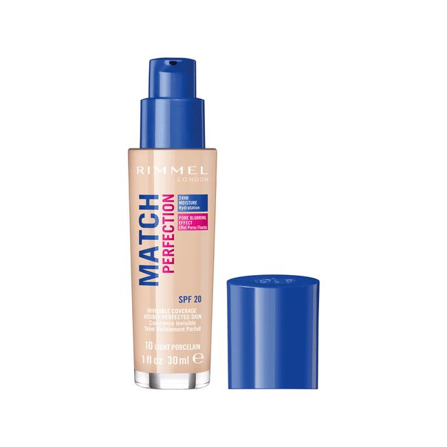 Rimmel London Match Perfection Foundation010 Light Porcelain