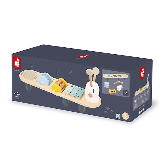 Jouet d'éveil sonore   Chenille Sweet Cocoon        de               Janod