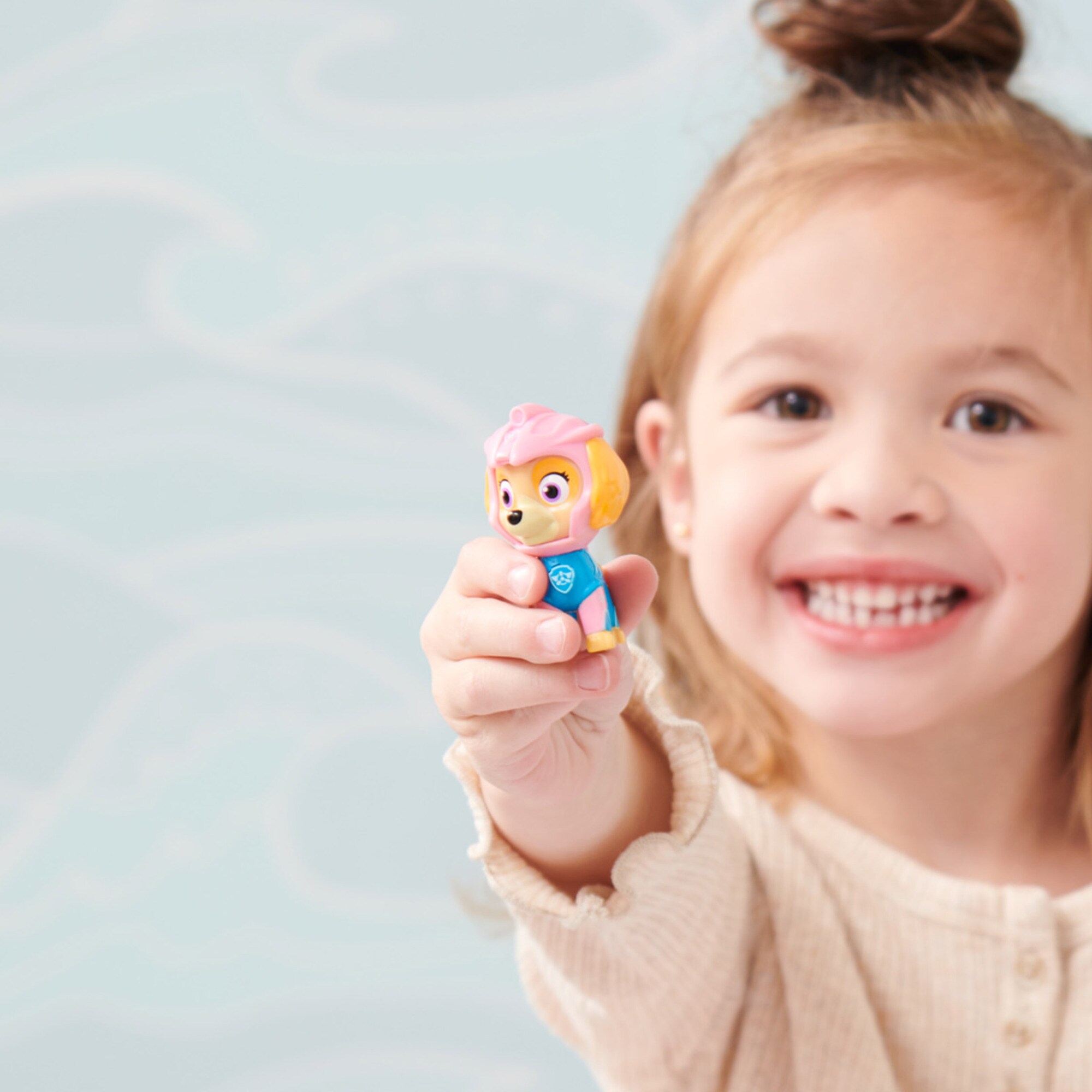 Spin Master Spielfigur Paw Patrol Aqua Pups - Hero Pups-Set mit Skye-Welpenfigur und Rochen-Figur