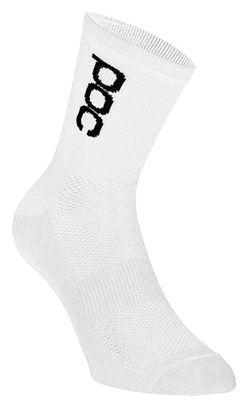 Paire de Chaussettes POC Essential Road Light Hydrogen Blanc
