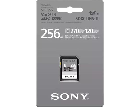 SONY - Carte mémoire 256 Go SF-E UHS-II SD SDXC 256 Go
