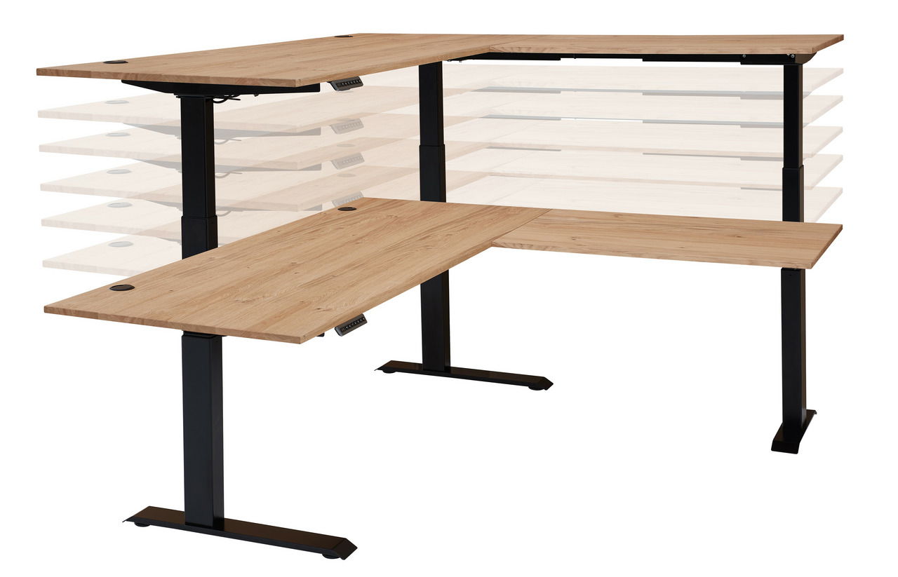 Linea Natura E-Eckschreibtisch Melamin SONOS