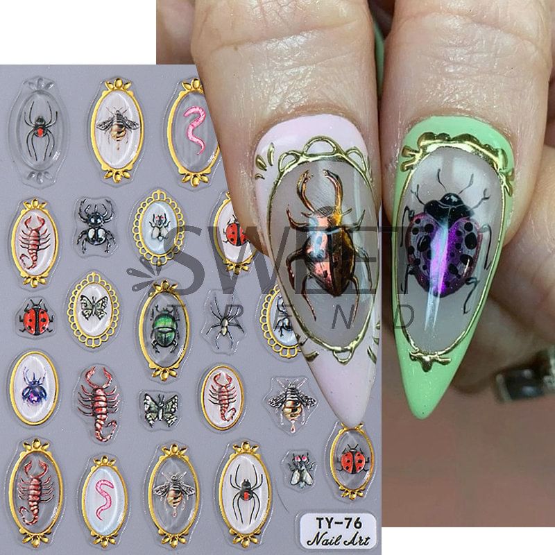 dainlili - Insecten Nail Art Stickers