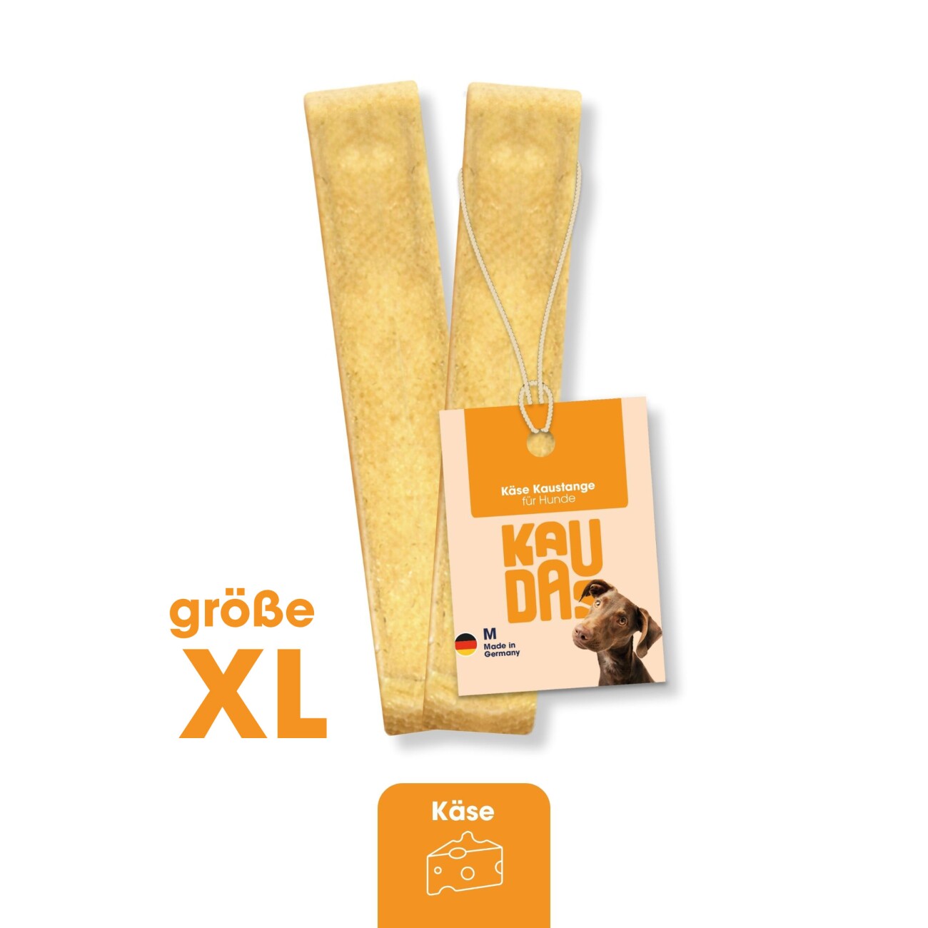 KAUDAS Knabber Kaustange Käse 1 Stück