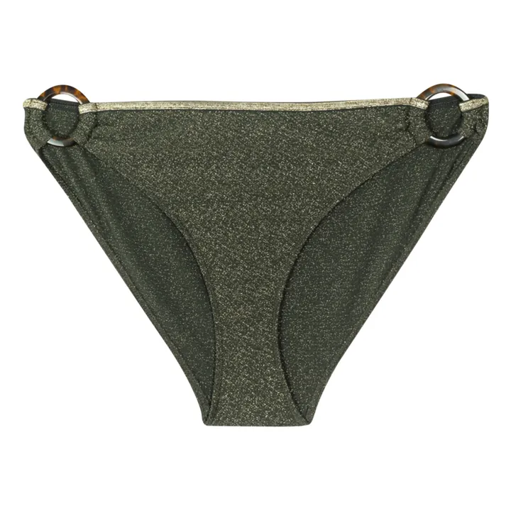 La Nouvelle Bas de Maillot Zora Métallisé | Vert kaki