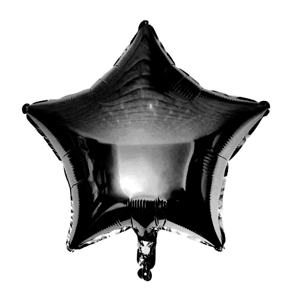 (53-tlg. Set) Party Ballons Latex- und Folienballons mit Konfetti   Ballon Girlande - Schwarz