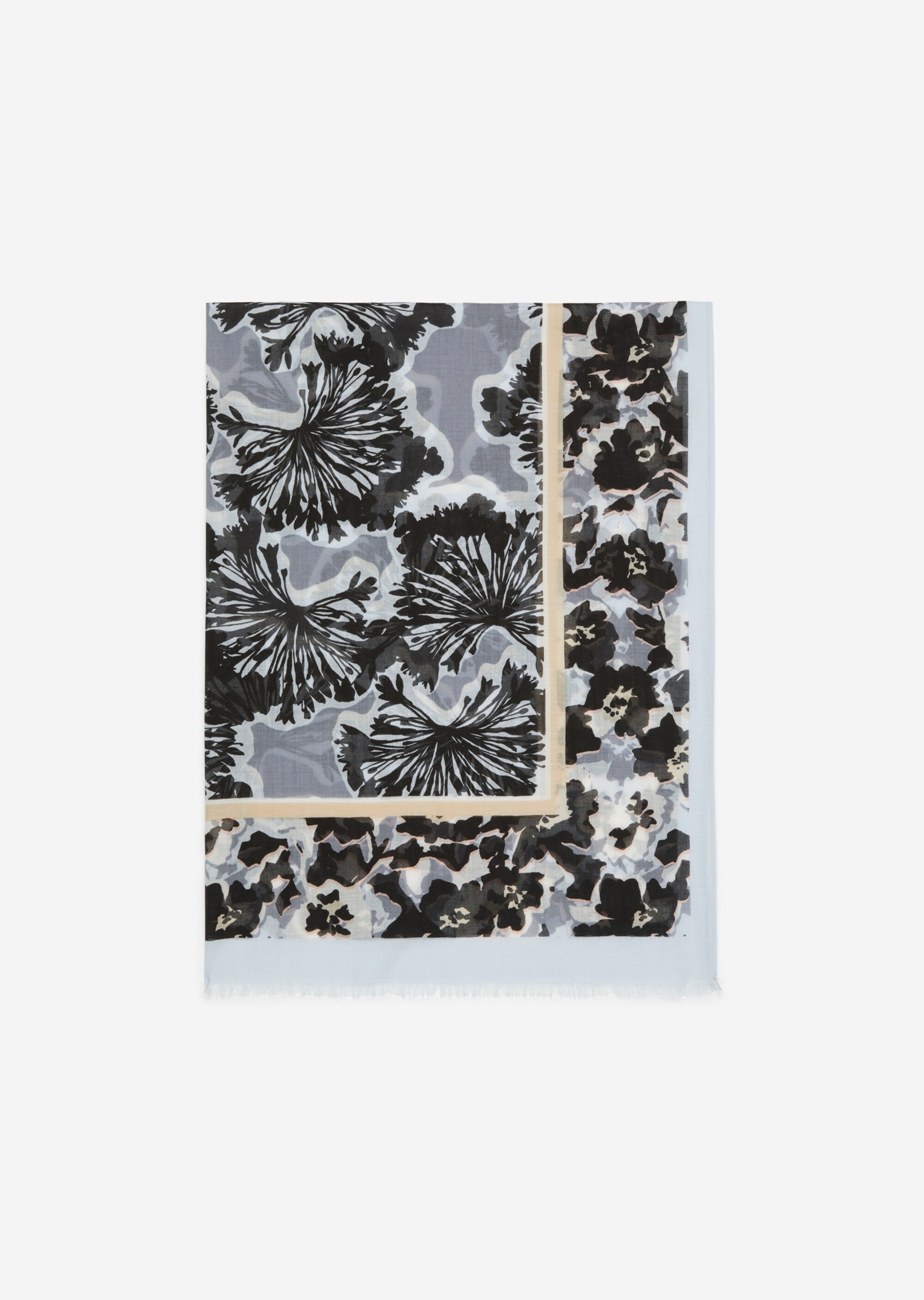 Schal mit Allover-Printmit Tencel™ Lyocell