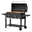 Dobbel kullgrill 82x42 cm