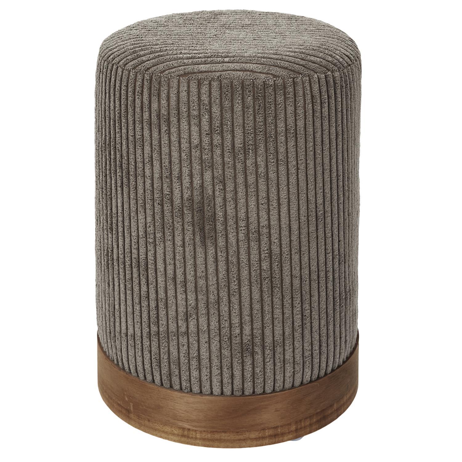 POUF COTELE SCOTT TAUPE