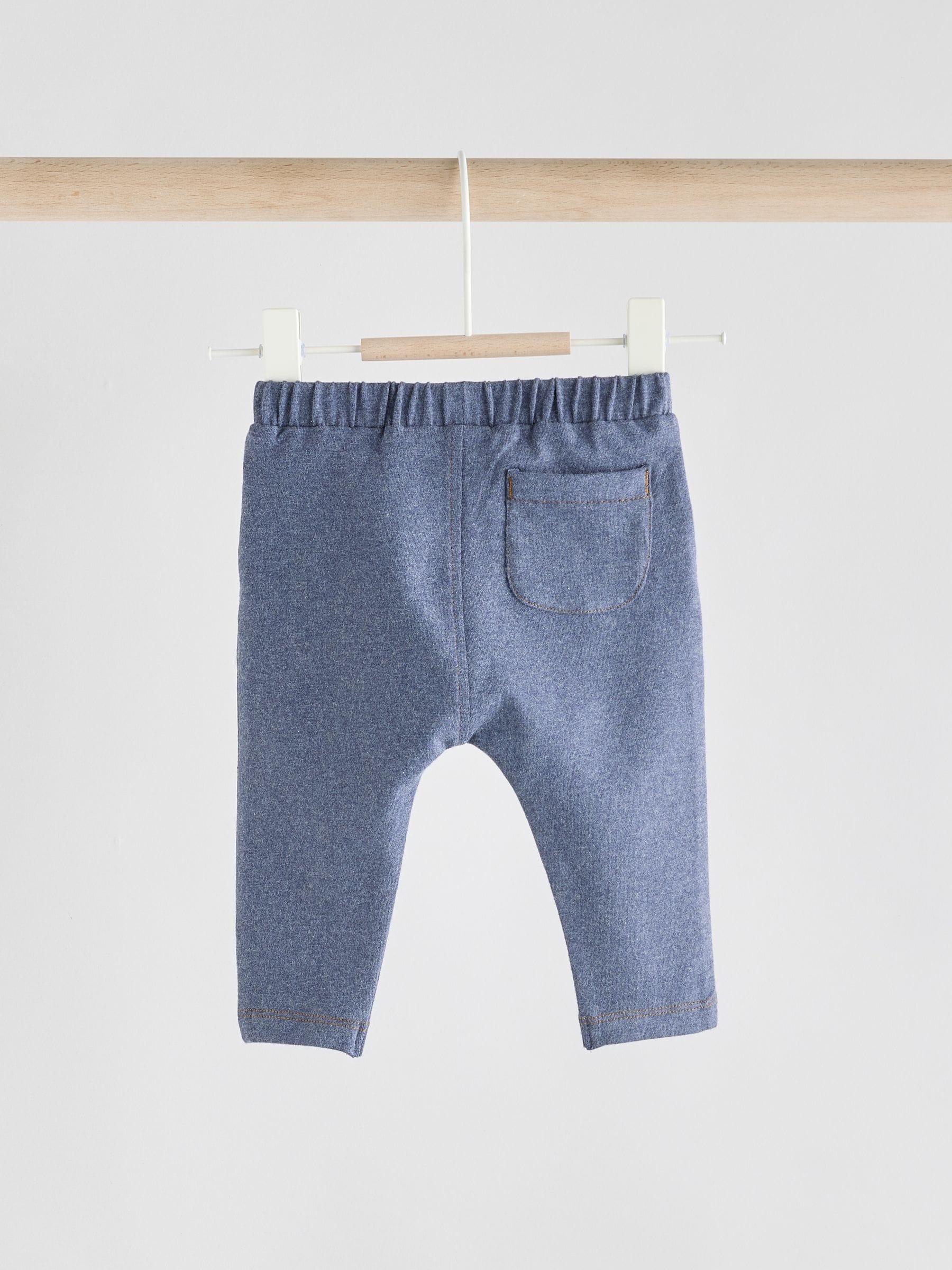 Blauw - Verpakking van 2 babyleggings (0 mnd -2 jr)