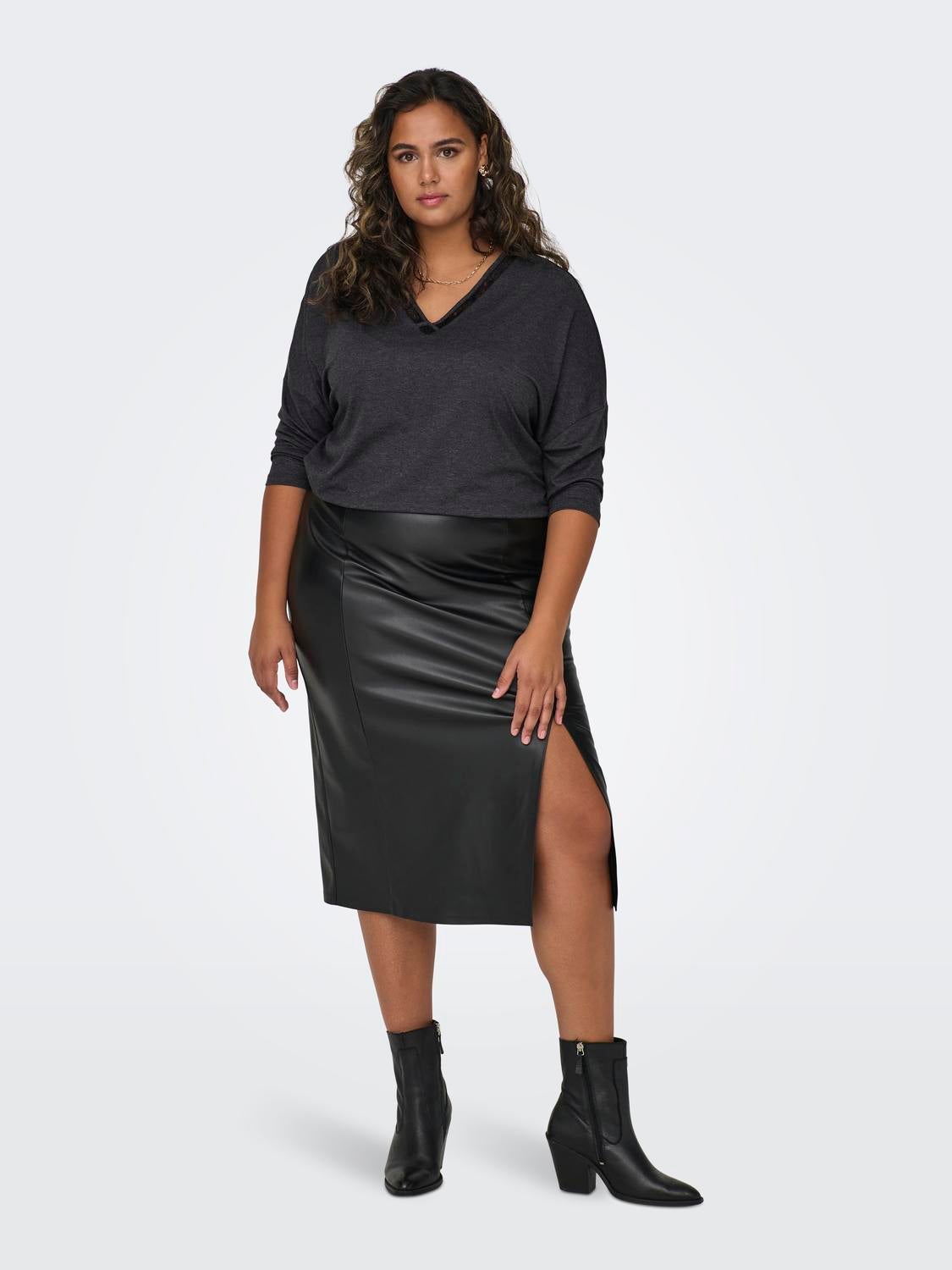 CARNIKA Top Dark Grey Melange