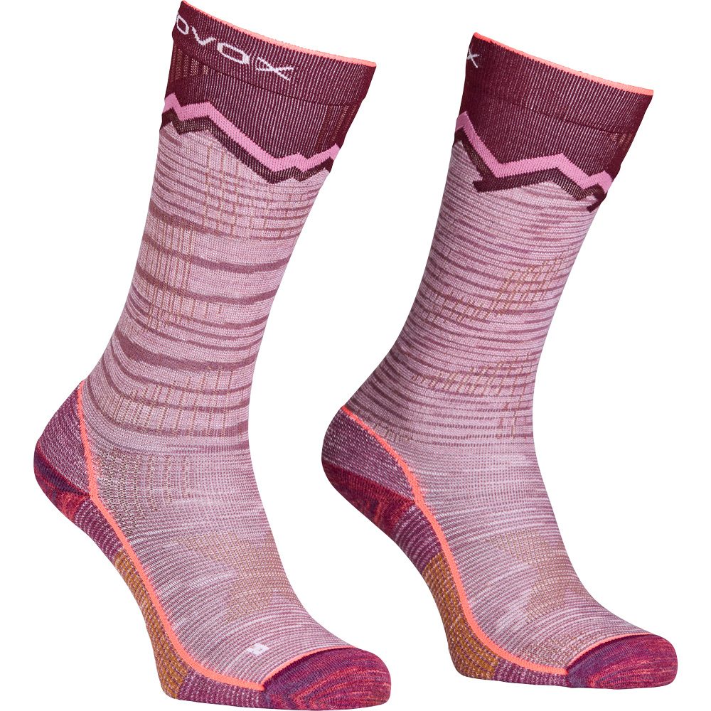 ORTOVOX Tour Long Socken Damen mountain rose