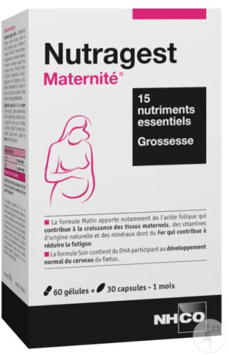 NHCO Nutragest Maternité 30 Capsules + 60 Gélules