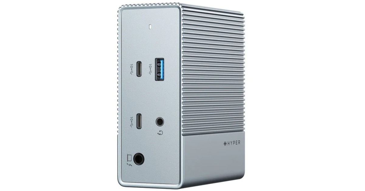 HyperHyperDrive GEN2 12-in-1 USB-C Docking Station  (Zilver)