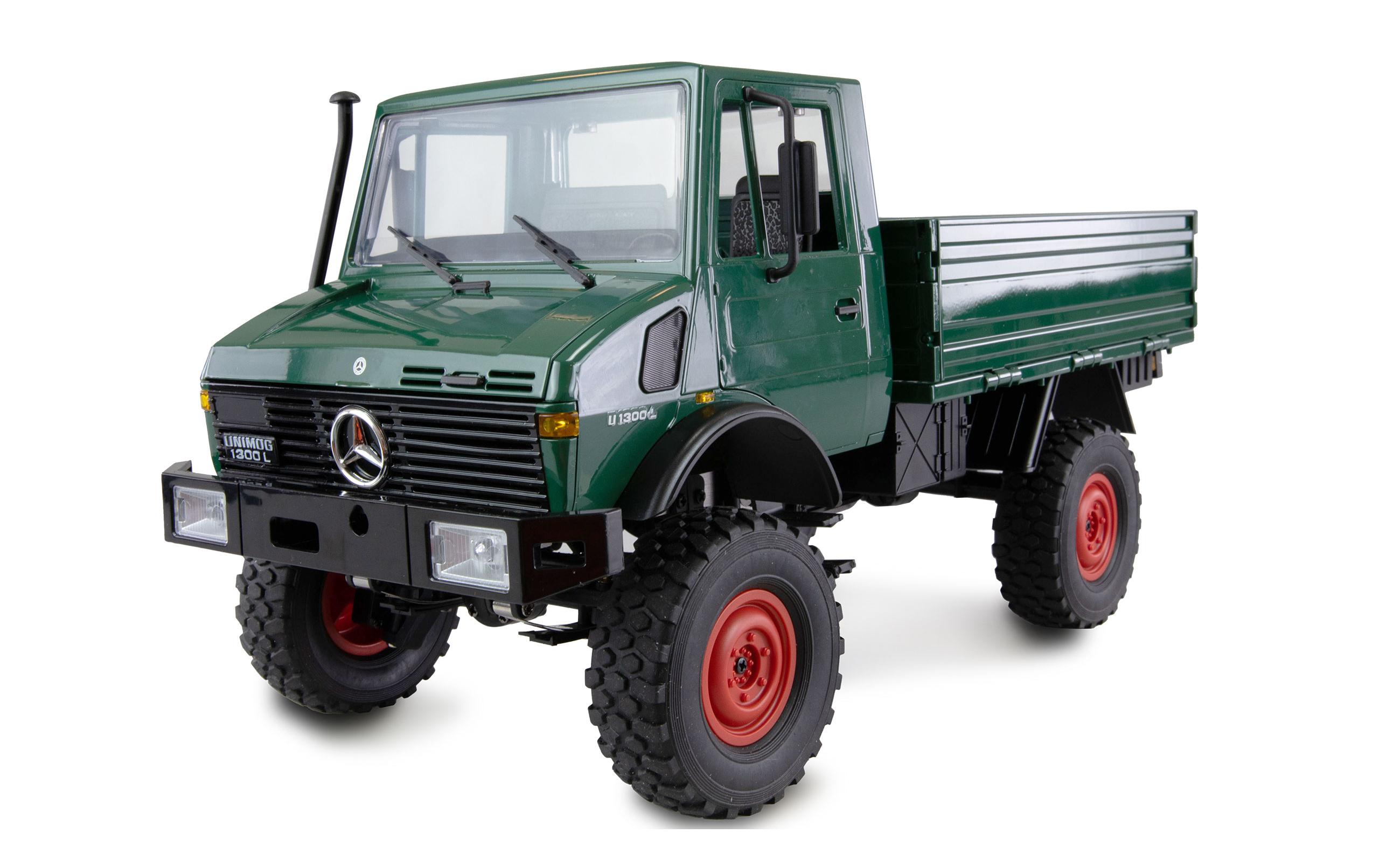 Mercedes-Benz Unimog Basic 4WD Grün, RTR, 1:12<br>Originalgetreues Unimog RC-Modell mit Allradantireb