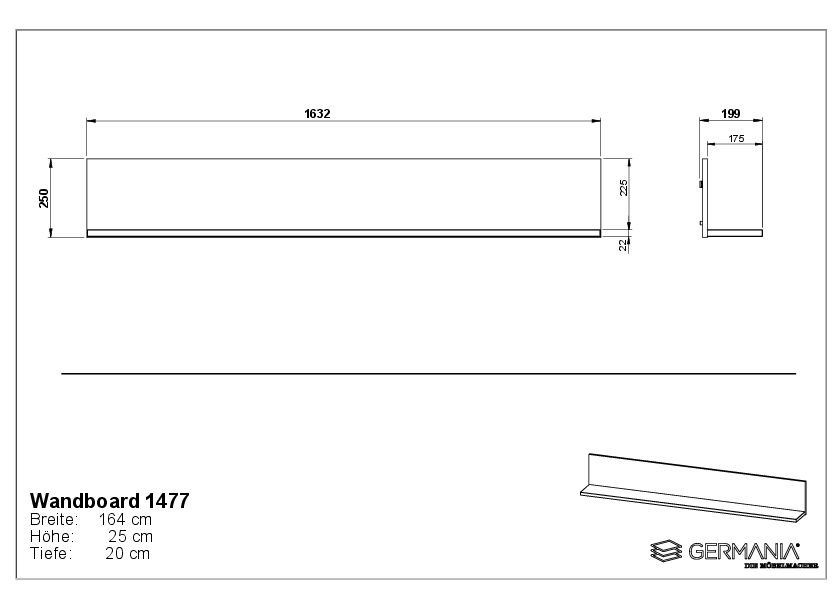 Wandboard HARPER GÖTTINGEN