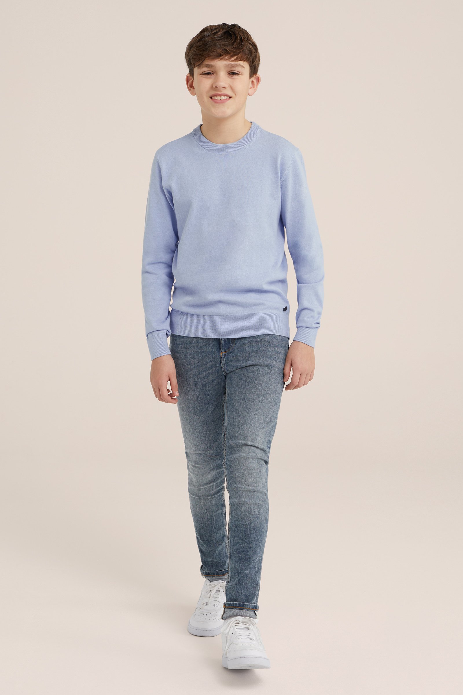 Jongens skinny fit jeans met stretch Blue Ridge Grijsblauw