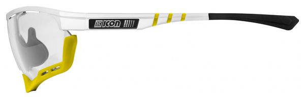 Scicon Sports Aerocomfort SCN XT XL Lunettes De Soleil De Performance Sportive (Miroir Argenté Scnxt Photocromique/Luminosité Blanche)