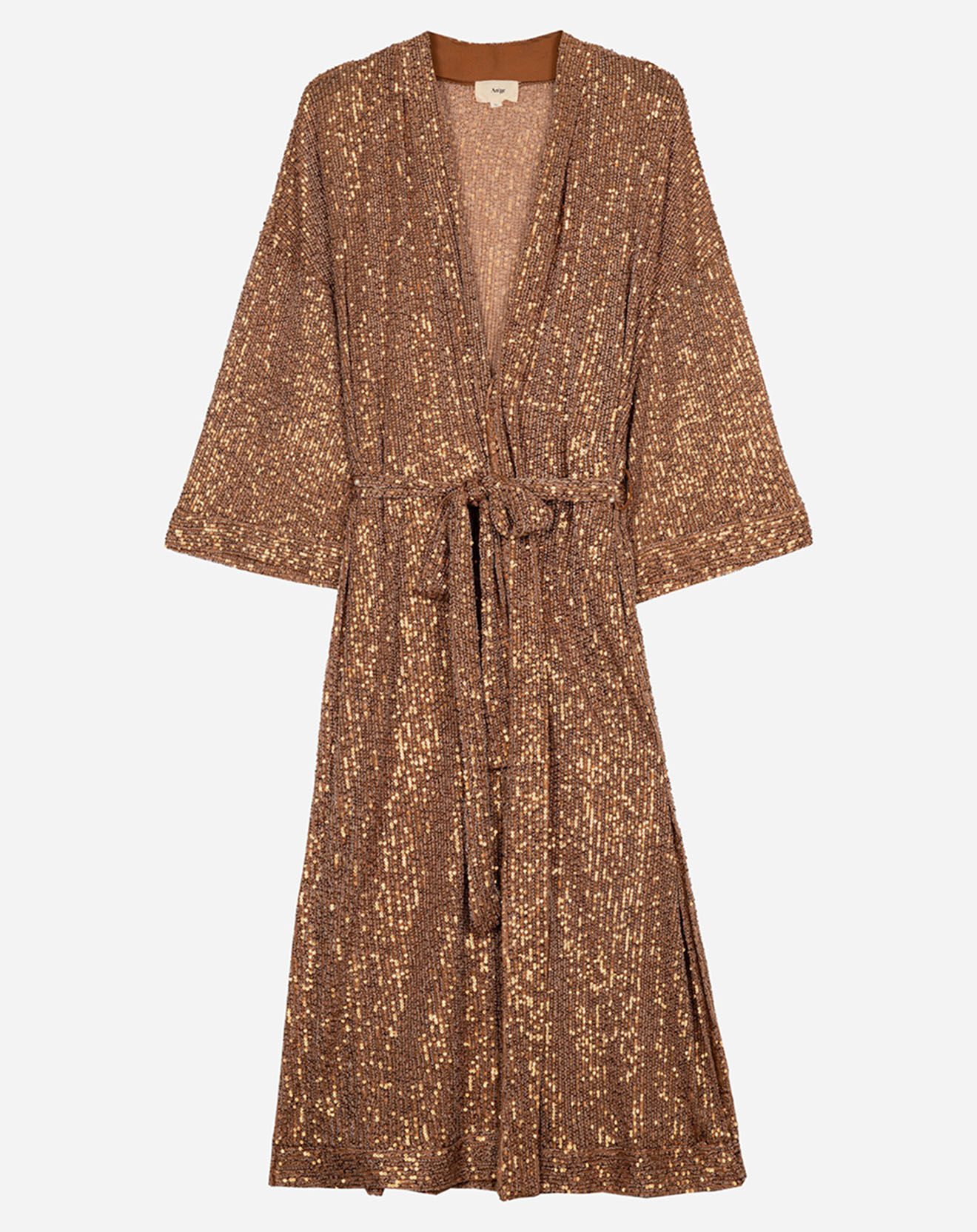 An'ge Veste Aleksa à sequins bronze